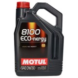Ulei Motul 8100 ECO-NERGY 0W30 5 litri , Performanta E i economie de combustibil pentru motoare moderne