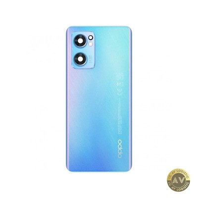 Capac Baterie Oppo Find X5 Lite / Reno7 5G Albastru (Startrails Blue) Swap foto