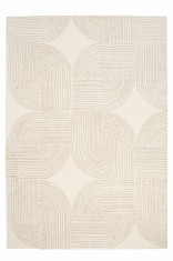 Covor Premium Handmade, India, Model DYWAN ORNATE BEIGE, Crem, Marime 160 x 230 cm, Lana, Lucrat Manual, Living, Dormitor, Sufragerie, Birou