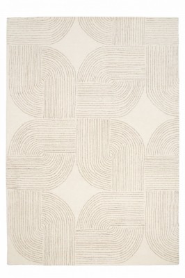 Covor Premium Handmade, India, Model DYWAN ORNATE BEIGE, Crem, Marime 160 x 230 cm, Lana, Lucrat Manual, Living, Dormitor, Sufragerie, Birou foto
