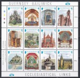 Guernsey 1988 - Crăciun - Catedrale, Bloc, MNH