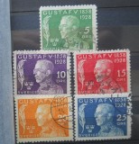 1928 SERIE SUEDIA ,STAMPILATA