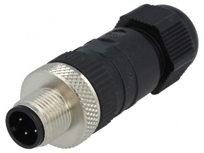 Mufă M12 4-PIN A-DeviceNet/CANopen IP67 pe Cablu foto