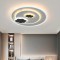 Lustra LED NOOR, 30W, lumina Rece/Calda/Neutra, Alb