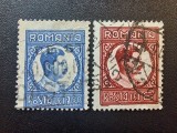 Rom&acirc;nia (Regatul Rom&acirc;niei) Anii '30 - Pereche de Mărci Poștale Definitive Regele Mihai I 750 Lei &amp; 3 Lei Uzate -TG1