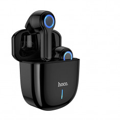 Casti Bluetooth Hoco Harmony TWS Wireless BT 5.0 Negru foto