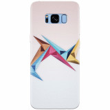 Husa silicon pentru Samsung S8, Abstract Minimalistic Colors Triangles