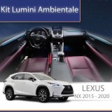 Lumini ambientale Lexus NX 2015-2021 set complet control telefon sau sistem original CarStore Technology