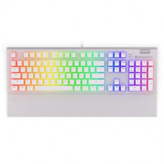 Tastatura Gaming Mecanica ENDORFY Omnis Pudding Onyx. iluminare RGB, Cu fir, Layout US, Kailh Red Switch (Alb)