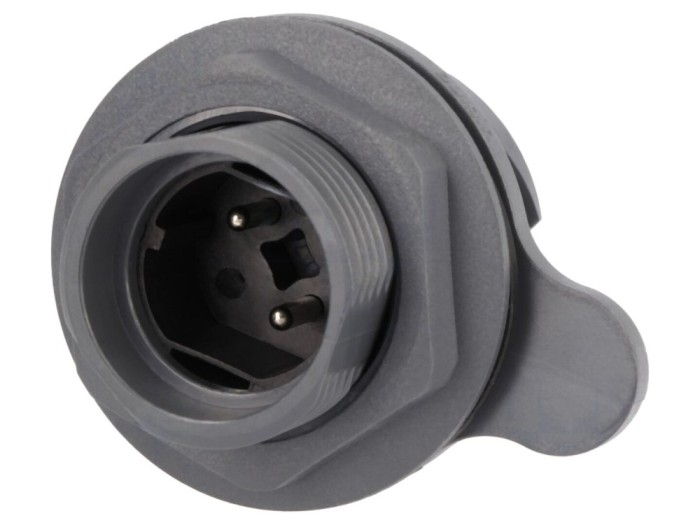 Conector circular 2 pini IP68