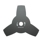 Disc pentru motocoasa cu 3 dinti, 255x25,4x1,4 mm, din otel, THOR