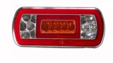 Lampa Spate LED Neon 24V, 5 Functii, Stop Frana Semnalizare, Universala Camion Tractor, 22x10 cm