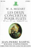 Wolfgang Amadeus Mozart / Jean-Pierre Rampal, Wiener Symphoniker Dir. Theodor Guschlbauer - Les Deux Concertos Pour Flute, Caseta audio