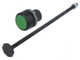 Comutator apăsare verde 22mm