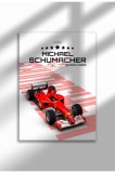 MS-001|Imprimeu pe p&acirc;nză Ferrari F2002 &ndash; Poster tribut lui Michael Schumacher Formula 1, artă emblematică cu mașini de curse | A3 (29.7 x 42 cm) - MS-