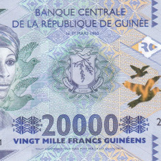 Bancnota Guineea 20.000 Franci 2018 (2019) - PNew UNC