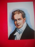 HOPCT 14825 ALEXANDER VON HUMBOLDT 1769-1859 GEOGRAF GERMAN -PERSONALITATI -ROMANIA -NECIRCULATA