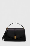 Dkny poseta de piele culoarea negru