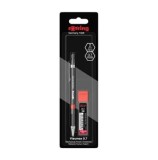 Set creion mecanic Rotring Visuclick 0.7 mm + etui 24 mine, diverse culori