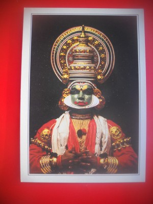 HOPCT 5219 ACTOR IN COSTUM DE TEATRUL KERALA -INDIA -ASIA-NECIRCULATA foto