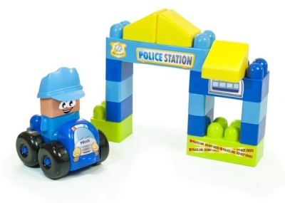 Joc constructii tematic Statie politie - Miniland foto