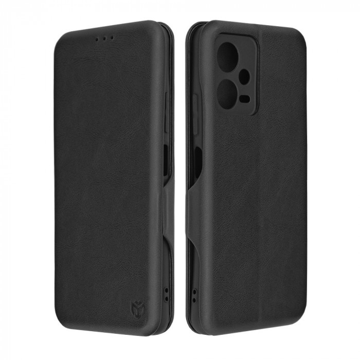 Husa pentru Xiaomi Redmi Note 12 5G / Poco X5 Techsuit Safe Wallet Plus, Black