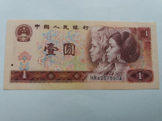 China 1 Yuan 1980-UNC foto