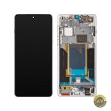 Display cu Touchscreen Oppo Find X8 Pro cu Rama Alb (Pearl White) Service Pack 621029000357