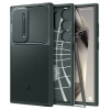 Husa Spigen Optik Armor pentru Samsung Galaxy S24 Ultra Verde inchis, Silicon, Carcasa