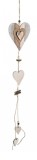 Set 12 ornamente Inimioare 11x1.5x75 cm