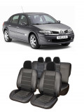 Cumpara ieftin Set huse scaune piele Alcantara Renault MEGANE II 2004-2009 Premium (Bancheta fractionata)