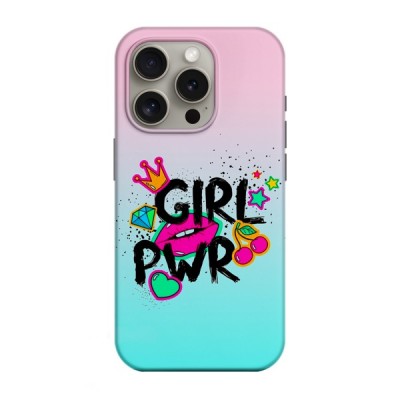 Husa pentru Apple iPhone 17 Pro Max, Perfect Case, LOVE-Splash Girl Power, Multicolor foto