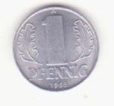 Germania (R,D.G.)1 Pfennig 1968 - monetăria Leningrad