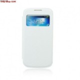 Husa Flip S-View Albă Samsung Galaxy Core I8260/I8262 - Protecție Premium cu Fereastră
