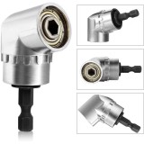 Adaptor unghi drept, Tovbmup, Pentru burghiu si surubelnita, 105 grade, 6.35 mm, Argintiu