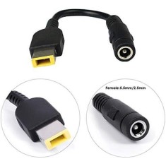 Cablu adaptor mufa Lenovo 5.5x2.5mm female la USB male cu pin