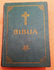 Biblia Sau Sfanta Scriptura-Tiparita sub indrumarea Patriarhului Justinian, 1975 foto