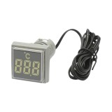 Indicator temperatura digital cu sonda LED alb, 220/380V AC, &Oslash;22 mm