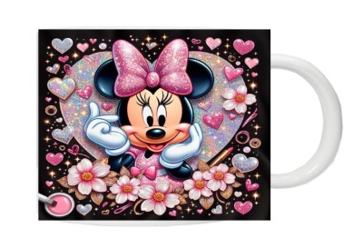 Cana alba personalizata &amp;quot;minnie 6&amp;quot;, INOVATIX&amp;reg;. 330ml foto