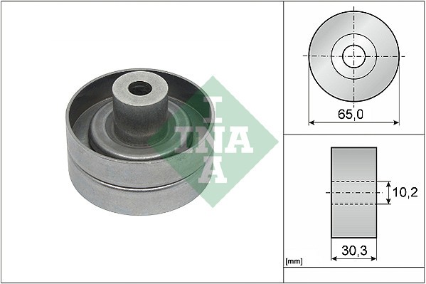INA 532 0910 10 Rola ghidare/conducere, curea transmisie