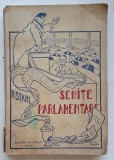 Henri Stahl &ndash; Schițe parlamentare &ndash; cu autograf pentru Mihail Dragomirescu &ndash; Editura Naționala