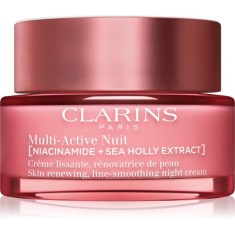 Clarins Multi-Active Night Cream All Skin Types cremă de noapte anti-&icirc;mbătr&acirc;nire pentru toate tipurile de ten 50 ml