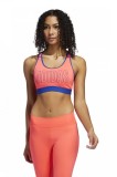Cumpara ieftin Bustiera Sport Adidas Don&#039;t Rest Alphaskin BRN Roz, Suport Mediu, Tehnologie Aeroready, Poliester/Elastan