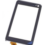 Touchscreen Nokia N8 + Rama, Black, Compatibil N8