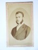 Fotografie pe carton 106 x 65 mm Franz Duschek-Bucuresci circa 1880, Alb-Negru, Romania pana la 1900, Portrete