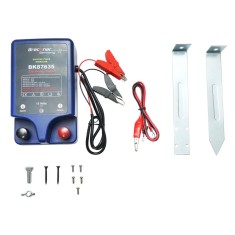 Generator impulsuri 12V max 2 Joule 20km cu impamantare pentru gard electric Breckner Germany foto