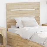 vidaXL Tăblie cap cu headboard Stejar Sonoma 80 cm Lemn compozit 887579