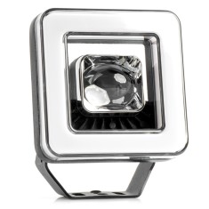 Proiector LED cu Angel Eye model AWL57, pozitie, semnalizare, faza lunga scurta, pentru Off-Road, ATV, SSV, putere 45W, 8000lm, tensiune 9-36V