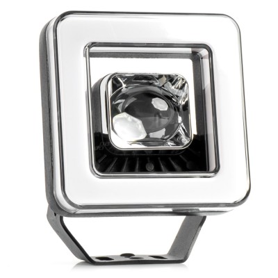 Proiector LED cu Angel Eye model AWL57, pozitie, semnalizare, faza lunga scurta, pentru Off-Road, ATV, SSV, putere 45W, 8000lm, tensiune 9-36V, dimens foto