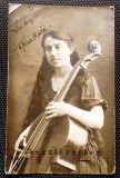 P.086 CP FOTOGRAFIE MUZICA STEFANIA BUICA EUGENIA BAZELLI 1918 CRAIOVA, Necirculata, Dolj